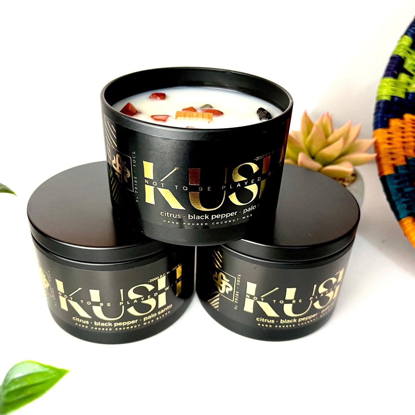 Kush Candle(Citrus Black Pepper) Tribe + Soul