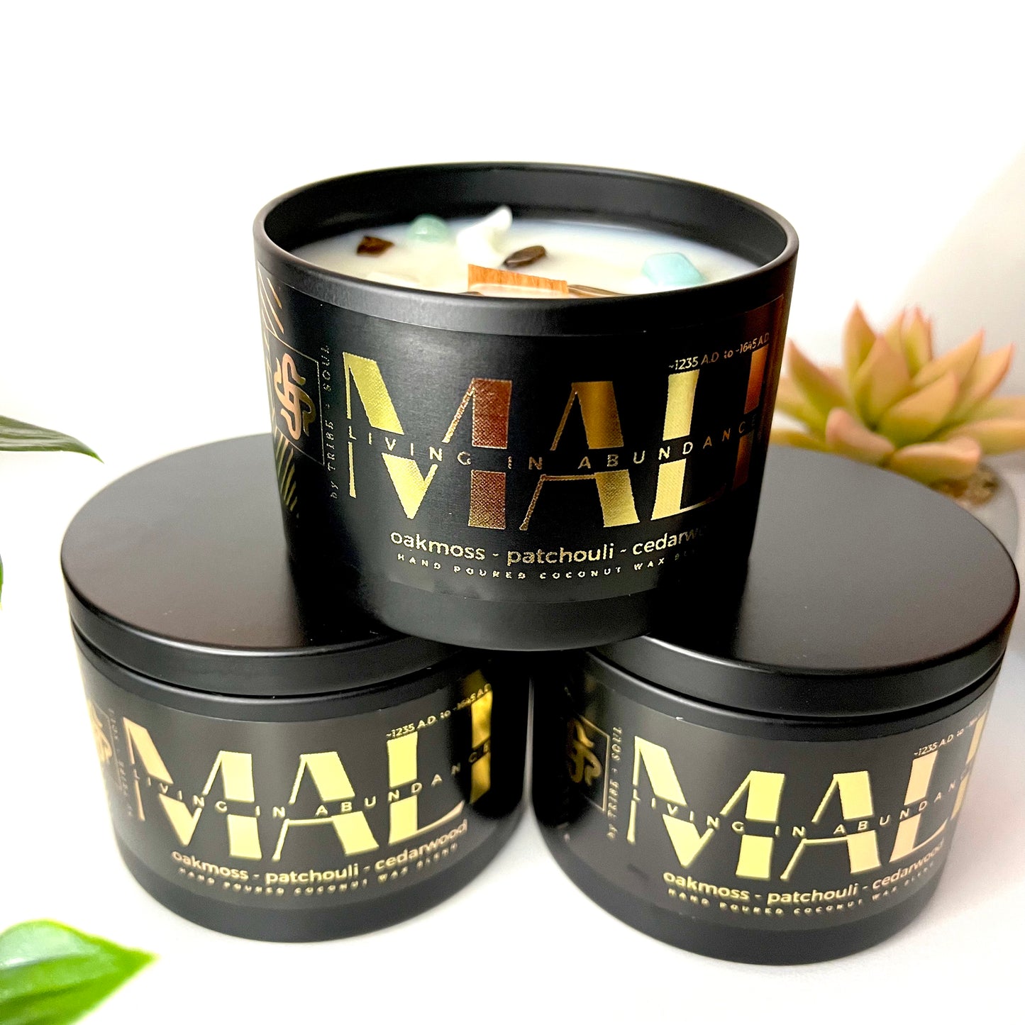 Mali Candle(Woodsy Cologne) Tribe + Soul